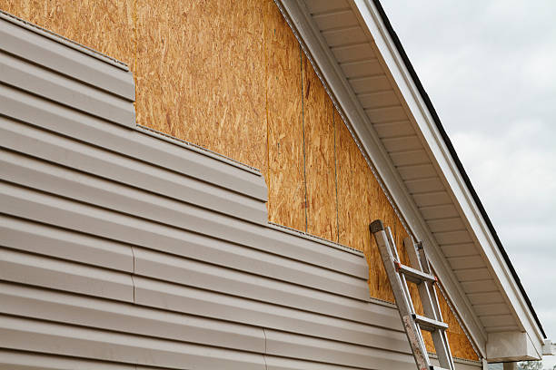 Professional Siding Installation technician working in Ruffs Dale, PA